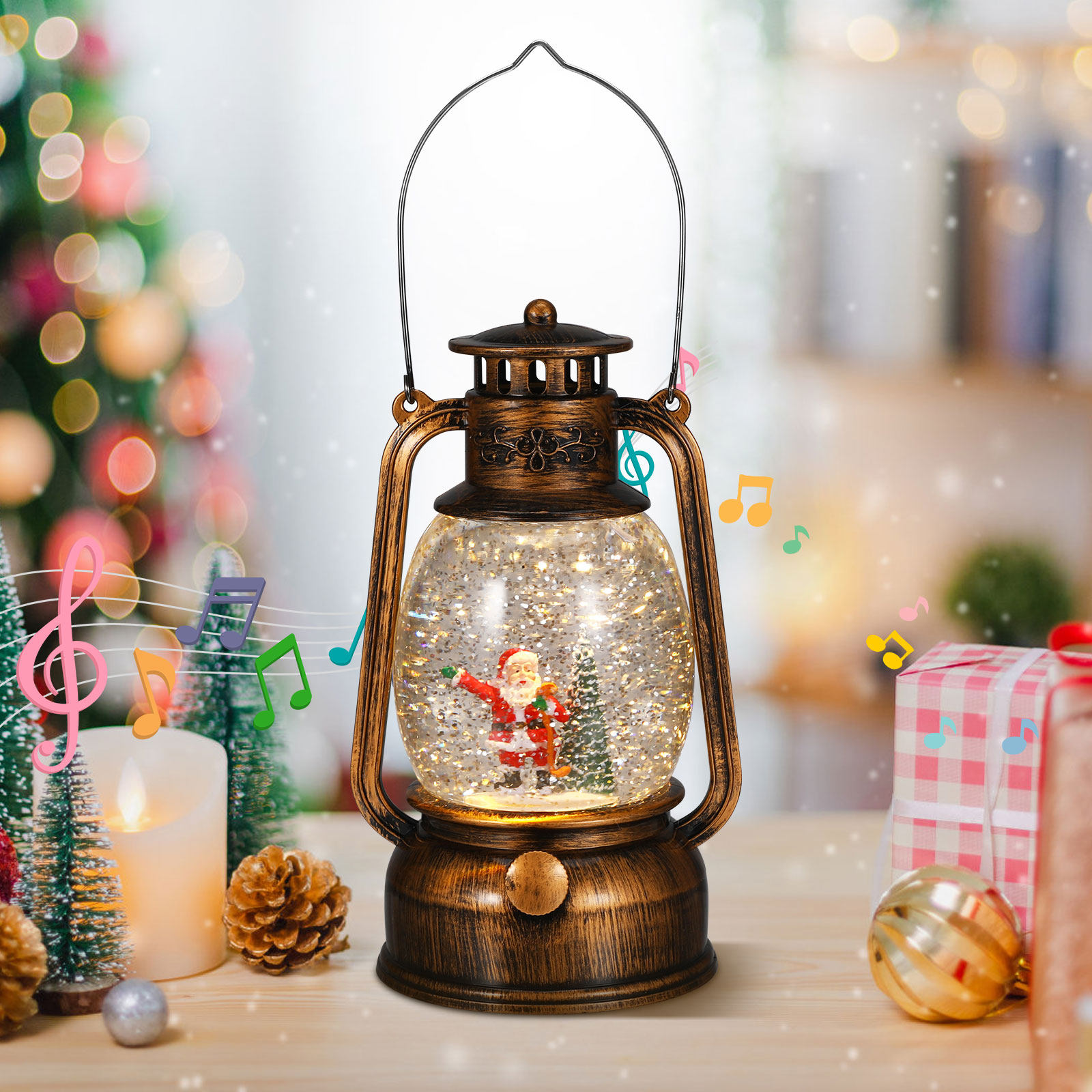 كرة ثلجية موسيقية مضيئة على شك - مراجعة Snow Globe Musical وسعره