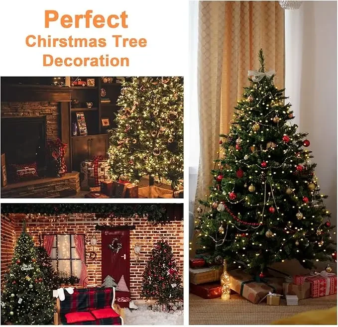 Led أضواء شجرة عيد الميلاد الس - مراجعة Led Fairy String Lights وسعره