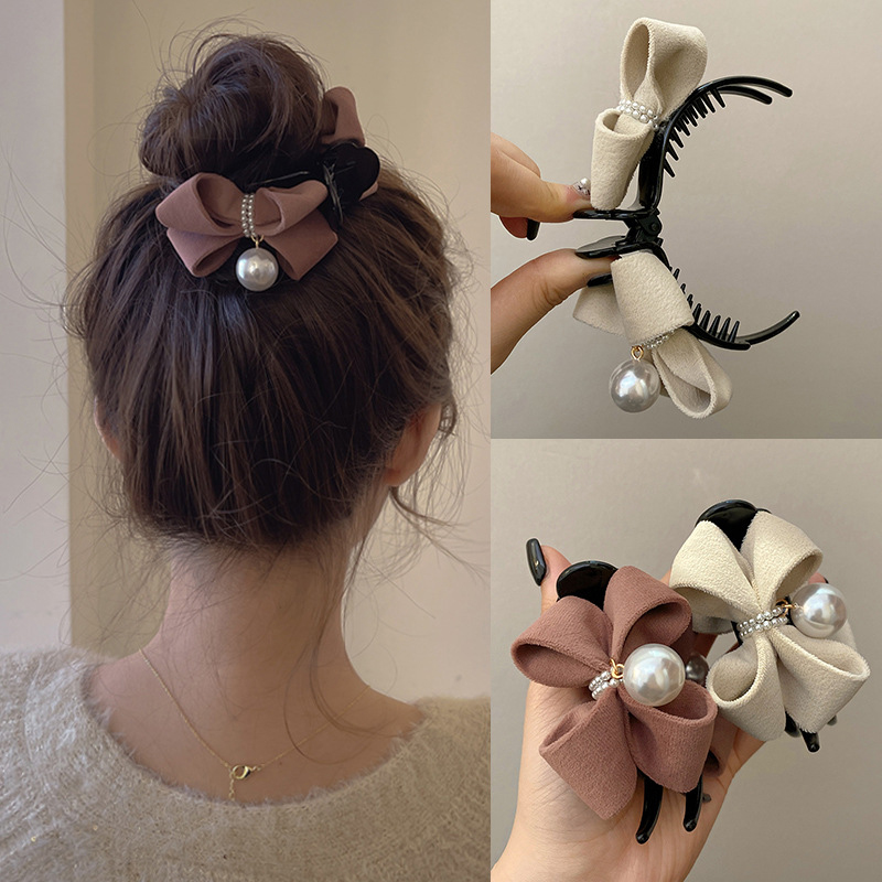مشبك مخلب وربطة عنق لؤلؤي ، مش - مراجعة Ribbon Bow Gift وسعره