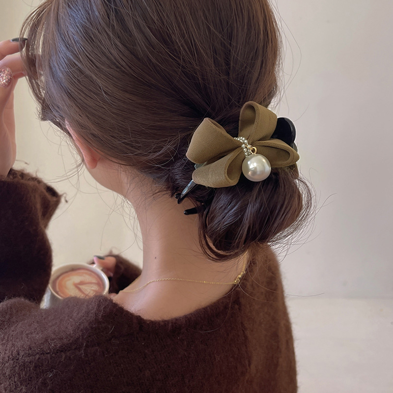 مشبك مخلب وربطة عنق لؤلؤي ، مش - مراجعة Ribbon Bow Gift وسعره