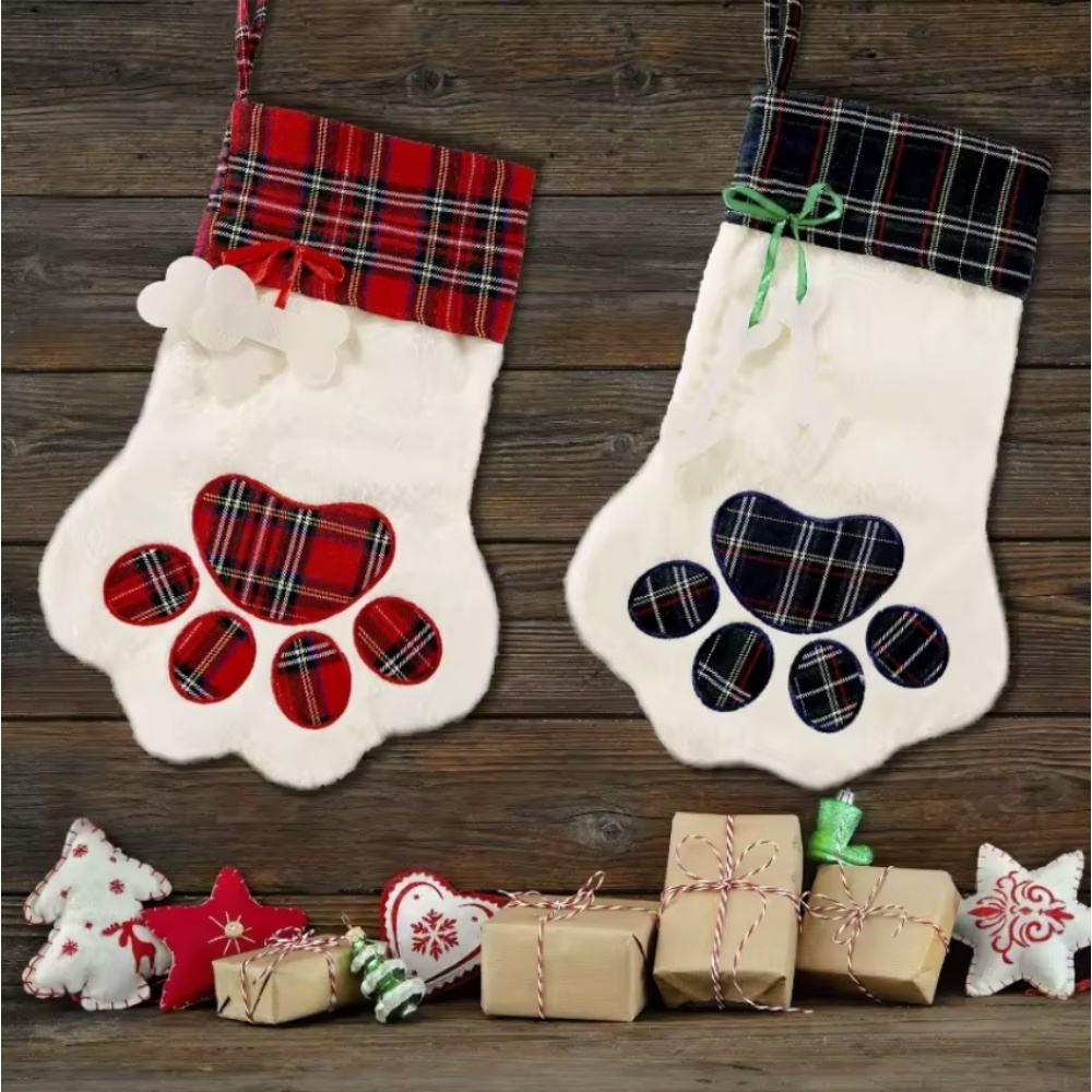 عيد الميلاد الجوارب السنة الجد - مراجعة Christmas Stocking Hanging وسعره