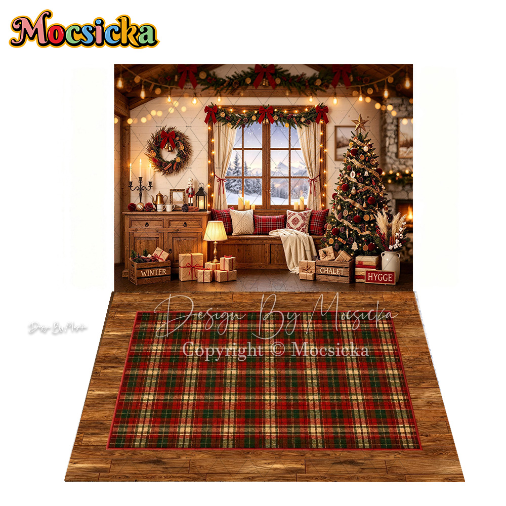 خلفية تصوير لغرفة عيد الميلاد  - مراجعة Christmas Throw Blanket وسعره