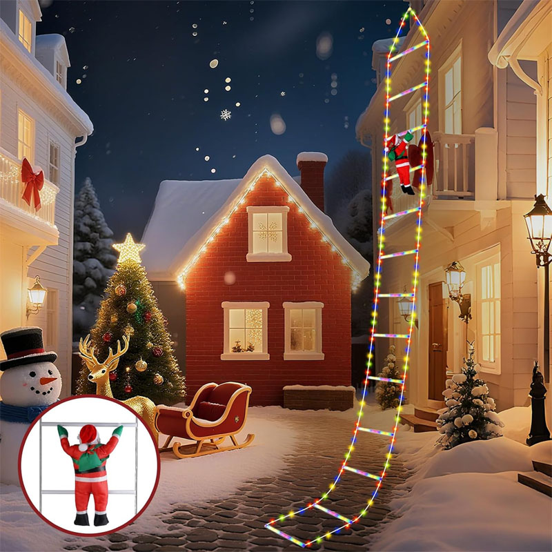 أضواء عيد الميلاد LED، سلسلة إ - مراجعة Christmas Lights Outdoor وسعره