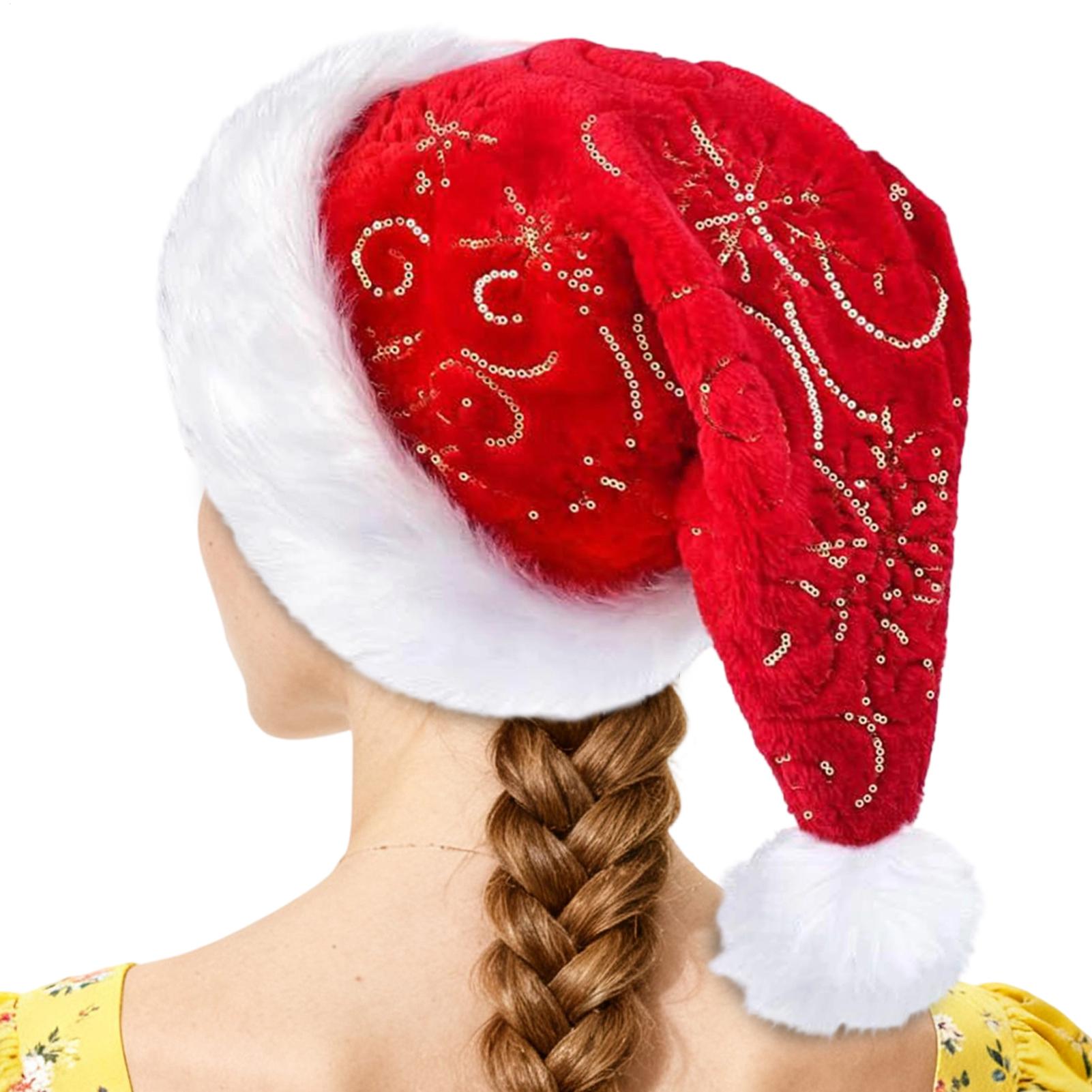قبعة عيد الميلاد القطيفة المحم - مراجعة Santa Hat Plush وسعره