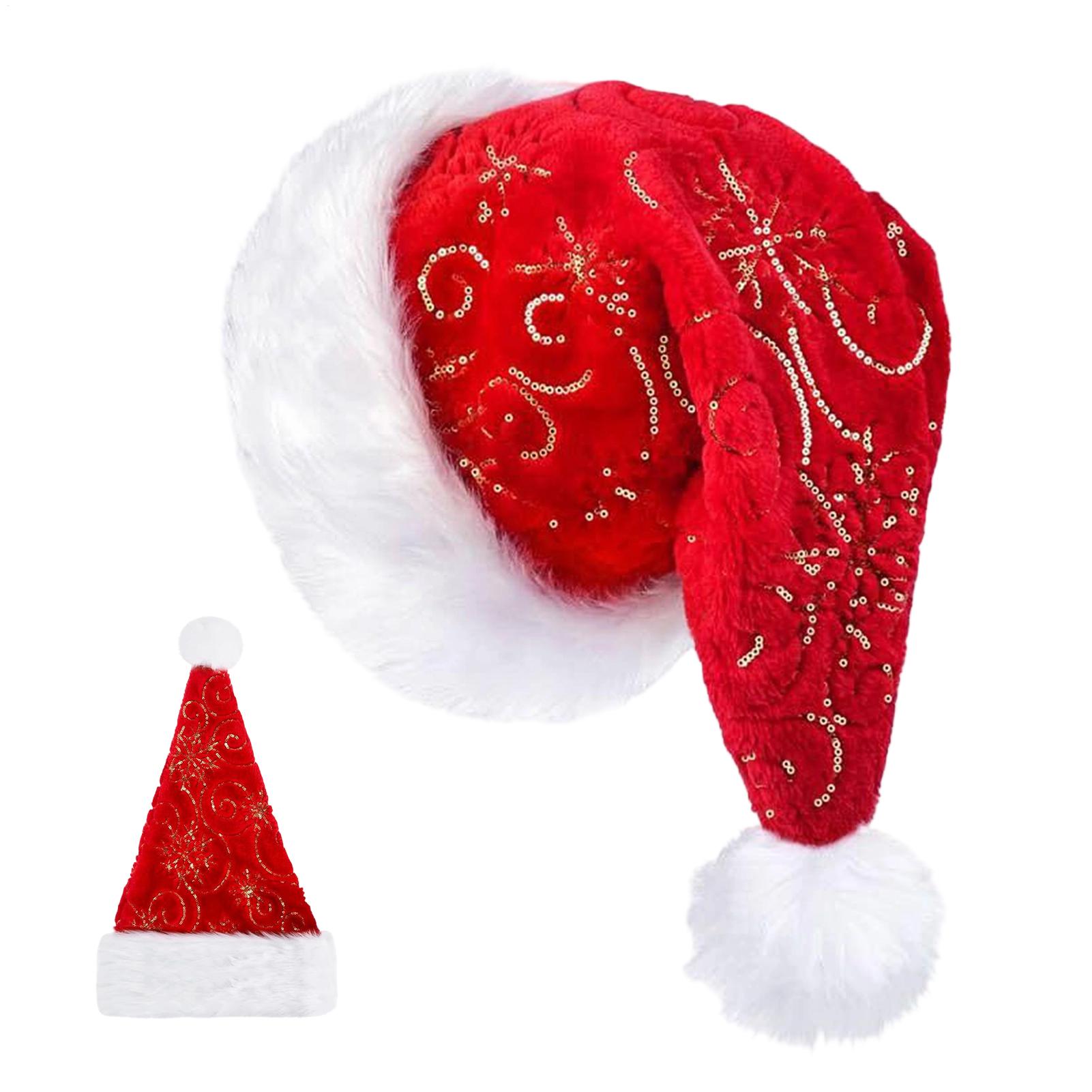 قبعة عيد الميلاد القطيفة المحم - مراجعة Santa Hat Plush وسعره