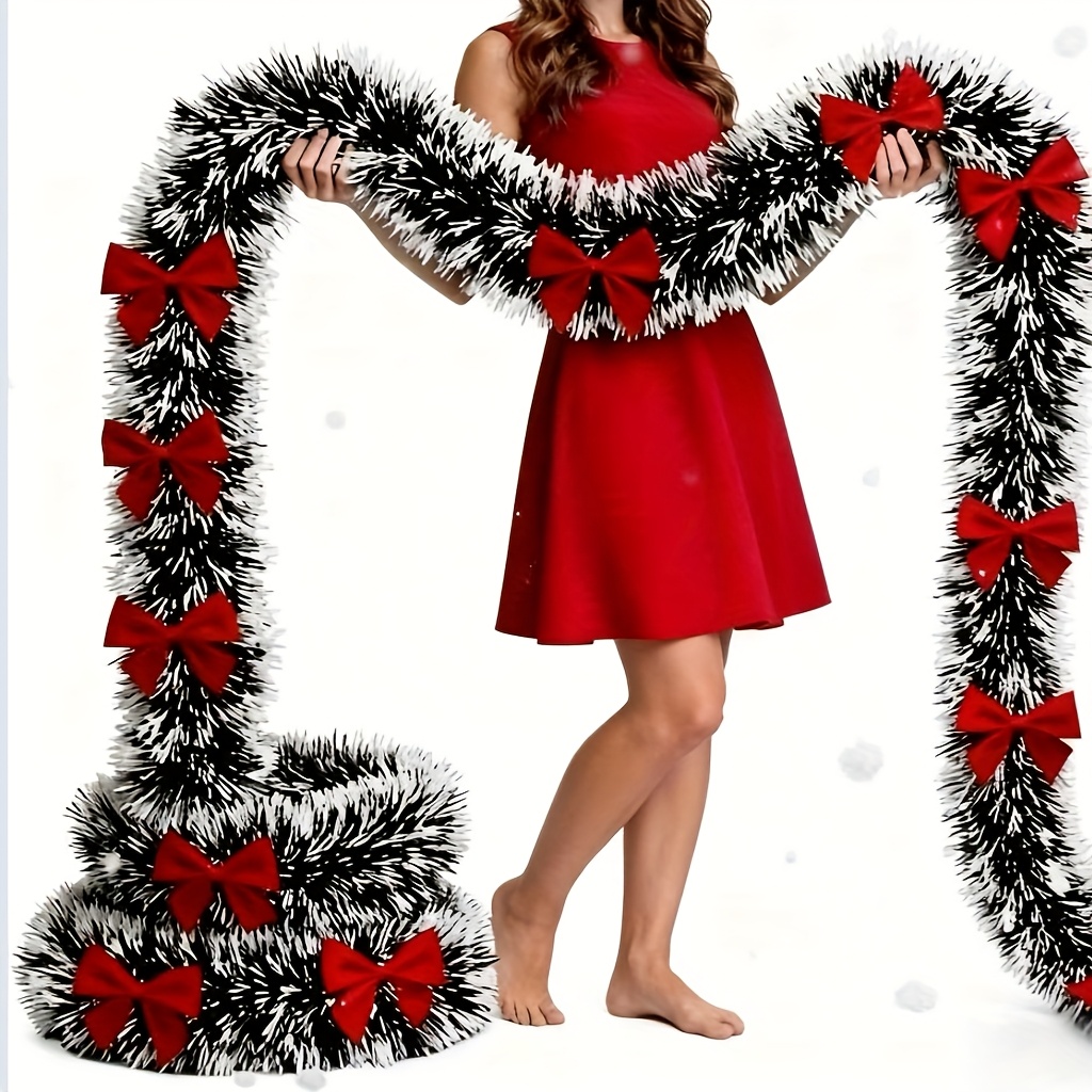 الاصطناعي عيد الميلاد جارلاند  - مراجعة Tinsel Garland Decoration وسعره