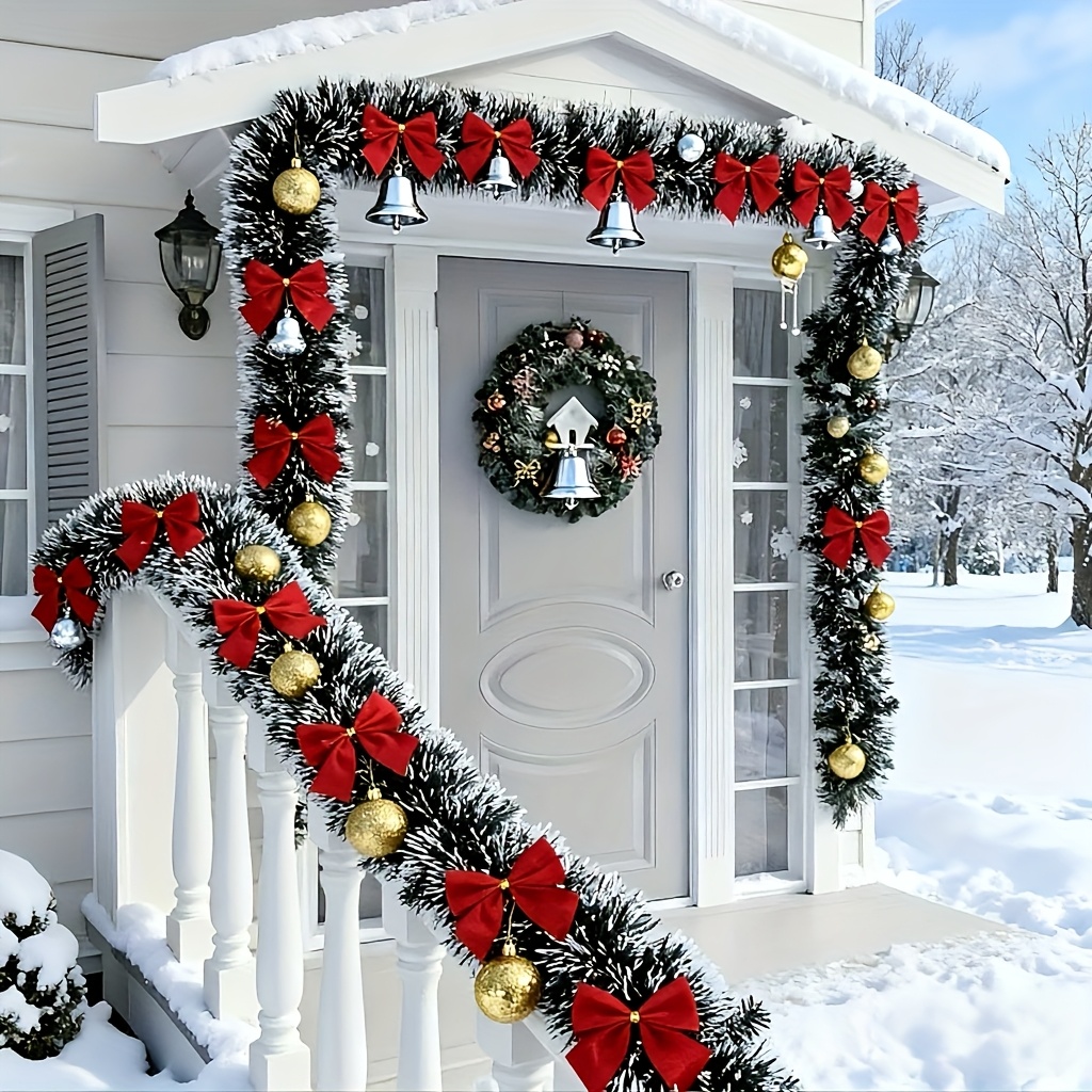 الاصطناعي عيد الميلاد جارلاند  - مراجعة Tinsel Garland Decoration وسعره