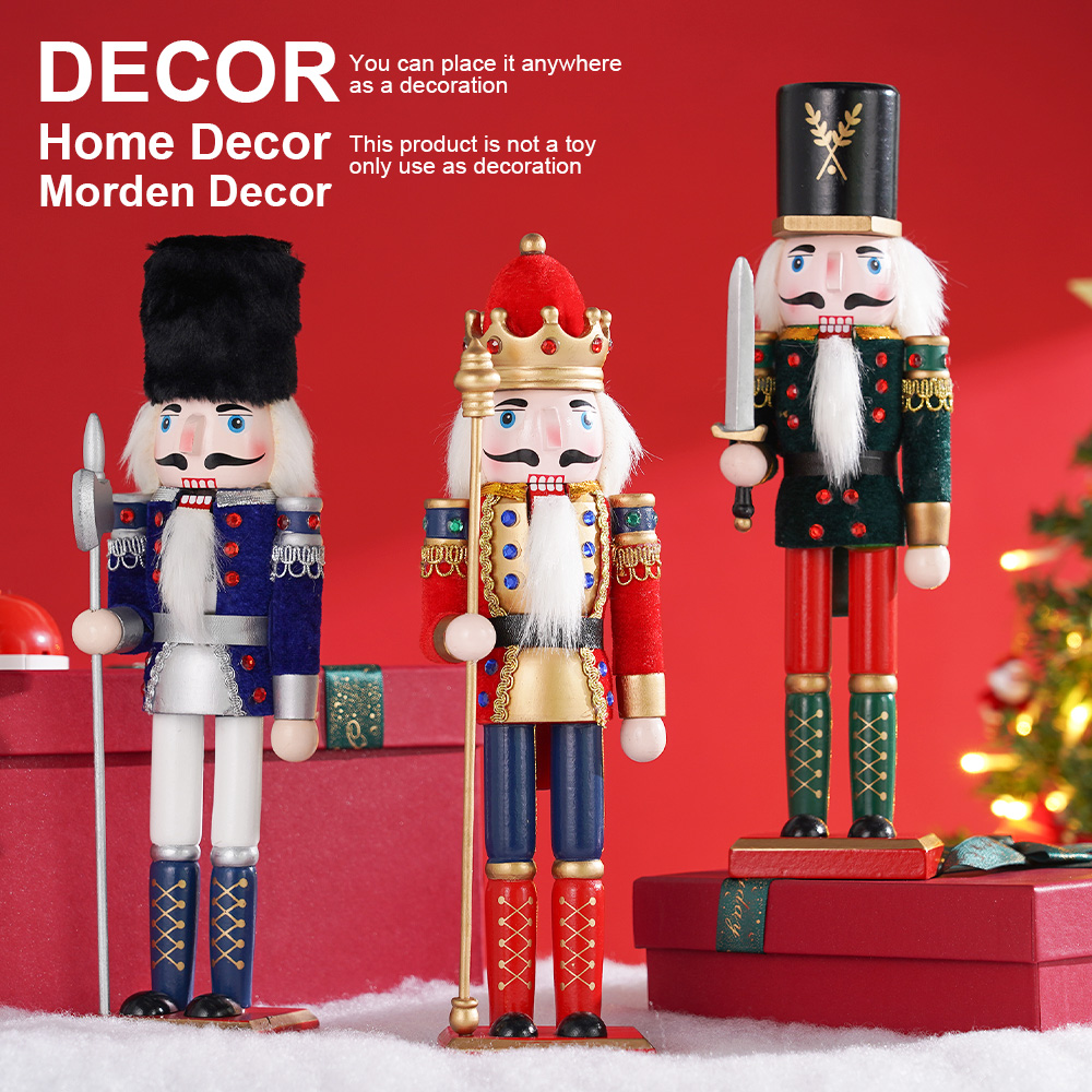 زينة كريسماس خشبية للكريسماس ، - مراجعة Nutcracker Figurine وسعره
