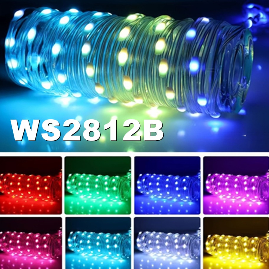 WS2812B مصباح ليد سلسلة الذكية - مراجعة Led Fairy String Lights وسعره