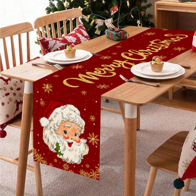 مفرش طاولة لعيد الميلاد، زينة  - مراجعة Christmas Table Runner وسعره