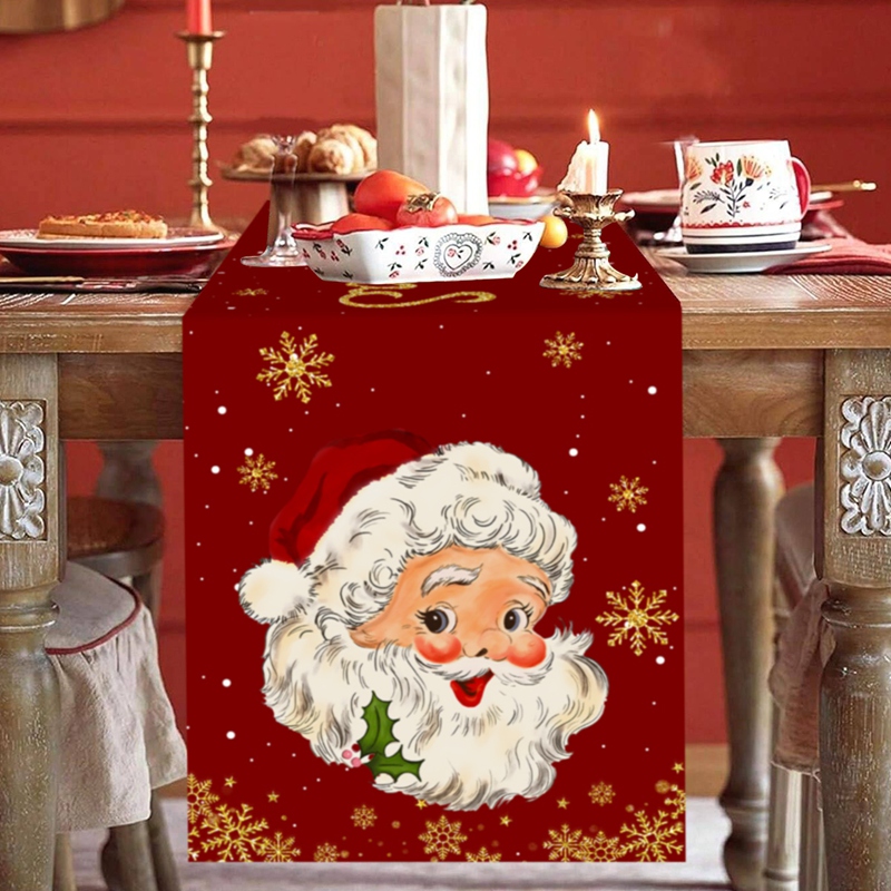 مفرش طاولة لعيد الميلاد، زينة  - مراجعة Christmas Table Runner وسعره