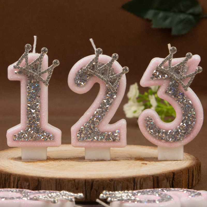الشموع الرقمية 0-9 الوردي الفض - مراجعة Holiday Candle Set وسعره