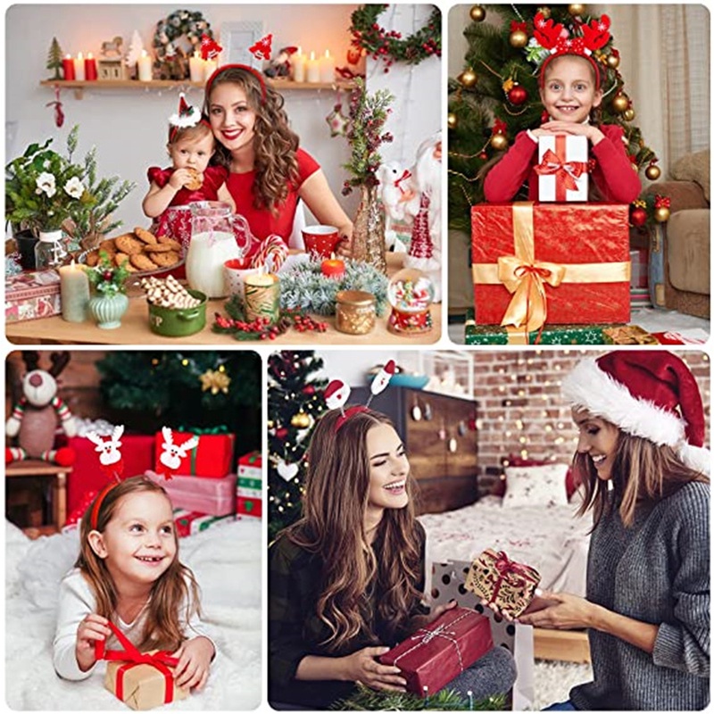 1-15 قطعة من عصابات الرأس لعيد - مراجعة Reindeer Antlers Headband وسعره