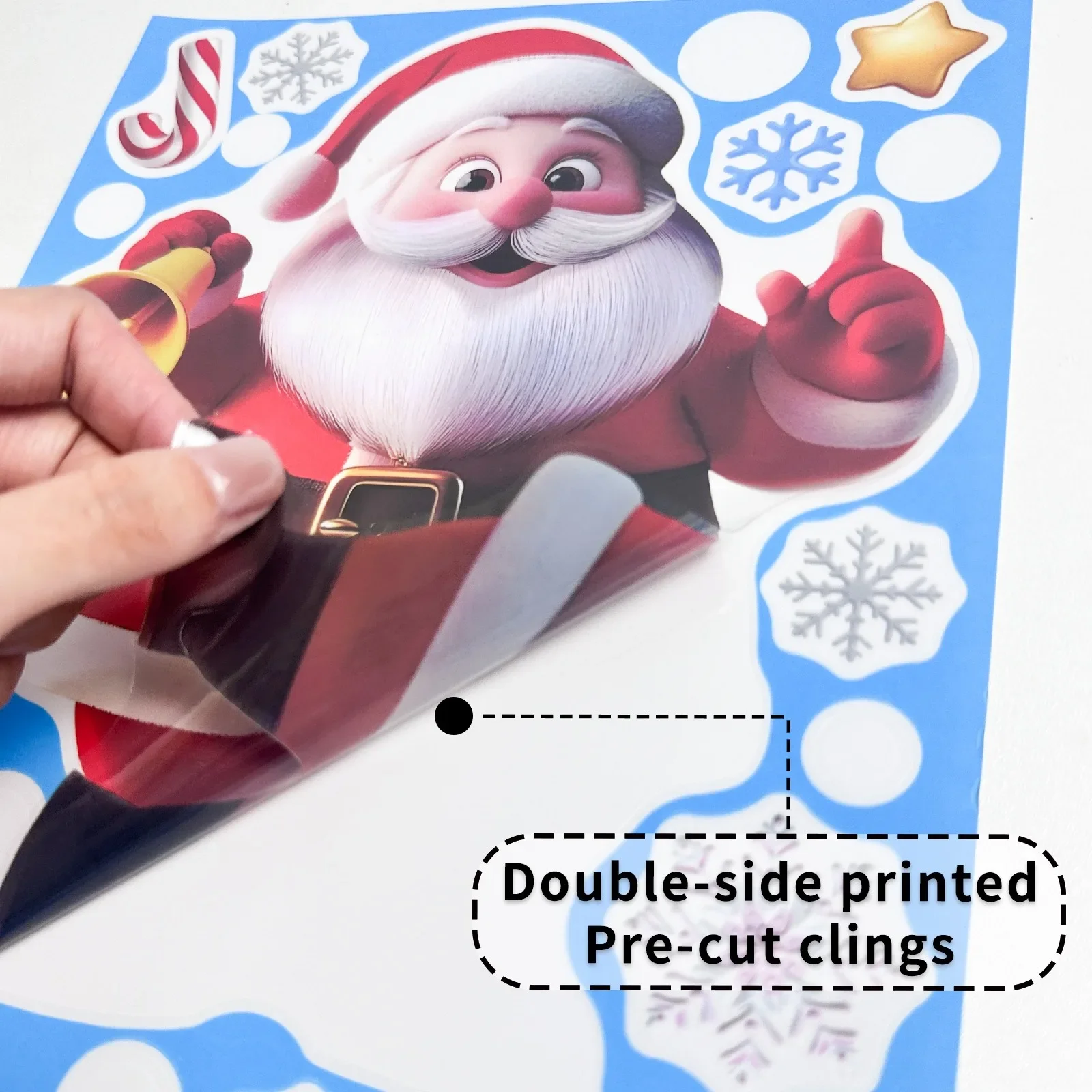 عيد الميلاد ملصقات نافذة الزنج - مراجعة Snowflake Window Decal وسعره