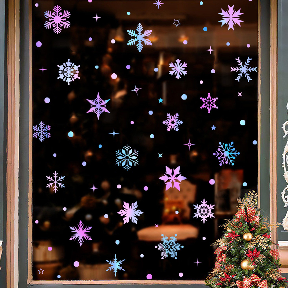 ملصقات جدارية على شكل ندف ثلج  - مراجعة Snowflake Window Decal وسعره