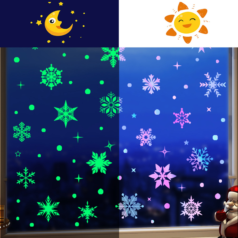 ملصقات جدارية على شكل ندف ثلج  - مراجعة Snowflake Window Decal وسعره