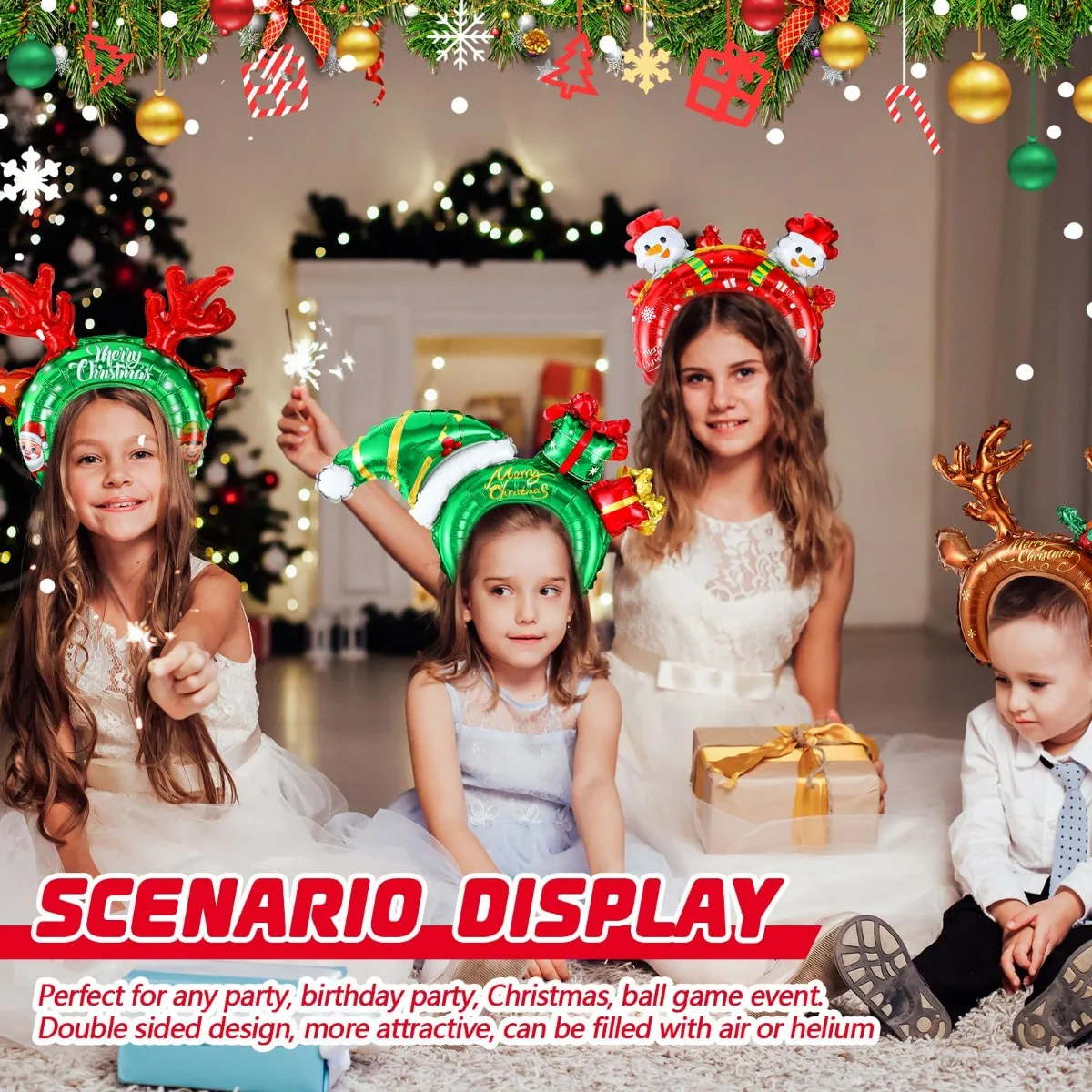 عيد الميلاد نفخ Headbands سانت - مراجعة Reindeer Antlers Headband وسعره