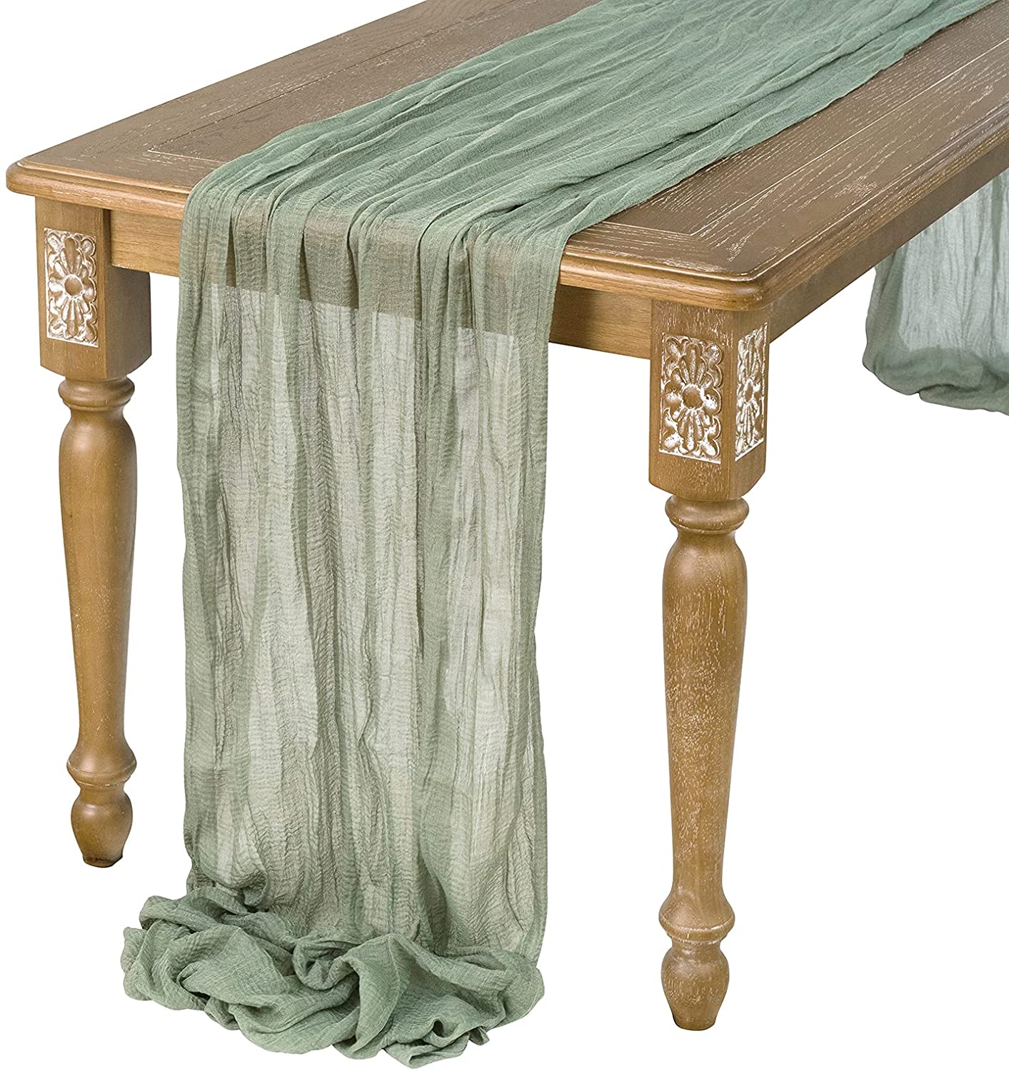 شبه شفاف شاش حفل زفاف عيد المي - مراجعة Christmas Table Runner وسعره