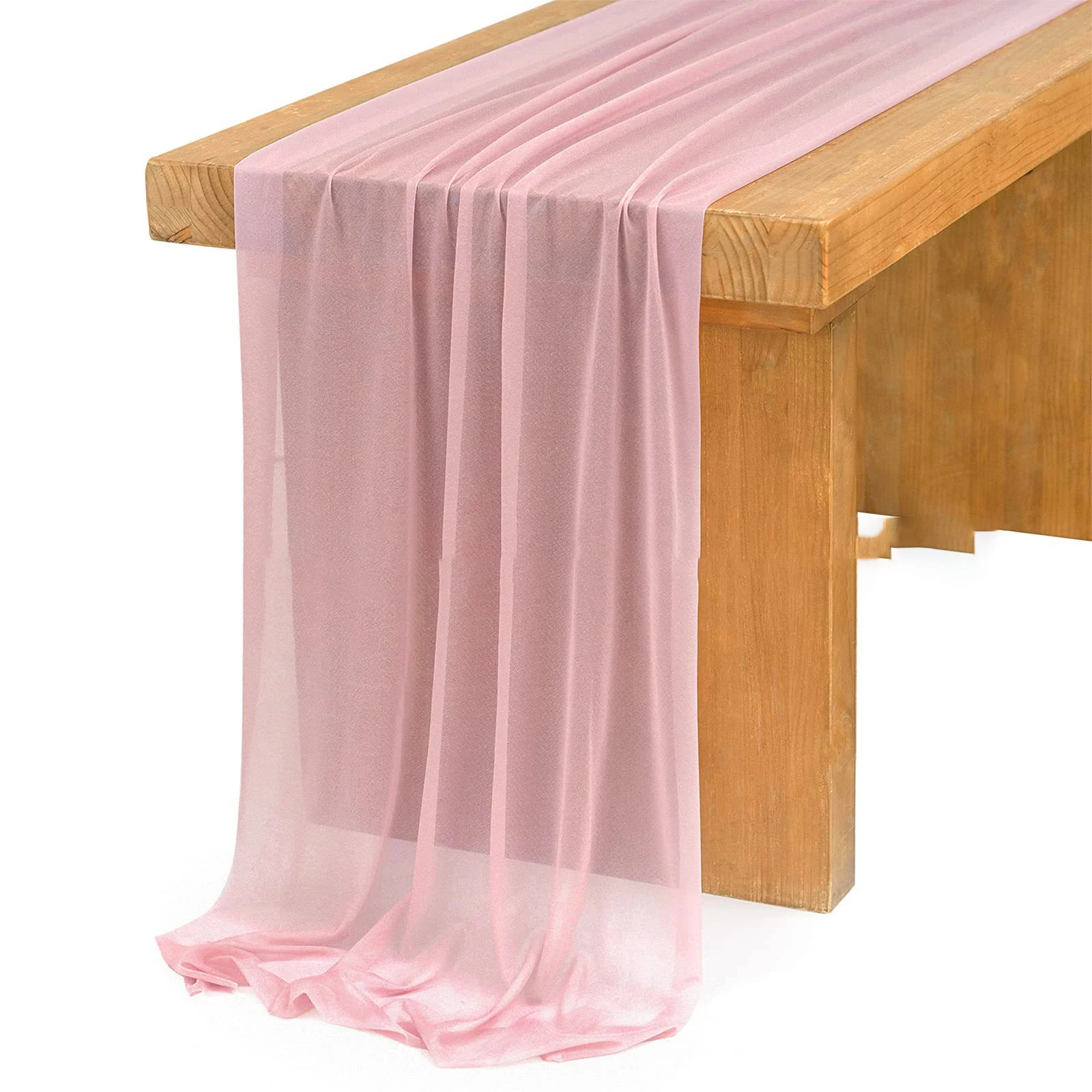 عداء طاولة أبيض شيفون ، إعداد  - مراجعة Christmas Table Runner وسعره