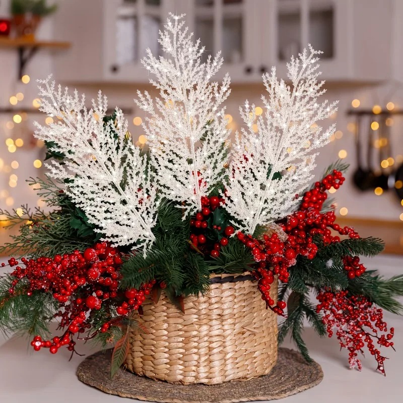 24 قطعة من أغصان الصنوبر الاصط - مراجعة Christmas Tree Artificial وسعره