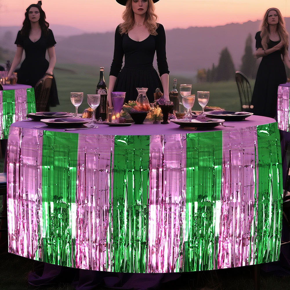 ديكور طاولة حفلات الساحرة الشر - مراجعة Tinsel Garland Decoration وسعره