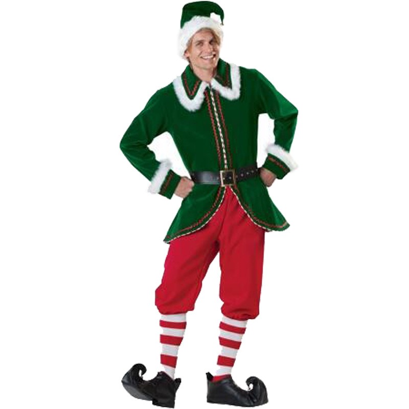 سانتا كلوز زي النساء الرجال عي - مراجعة Elf Costume Christmas وسعره