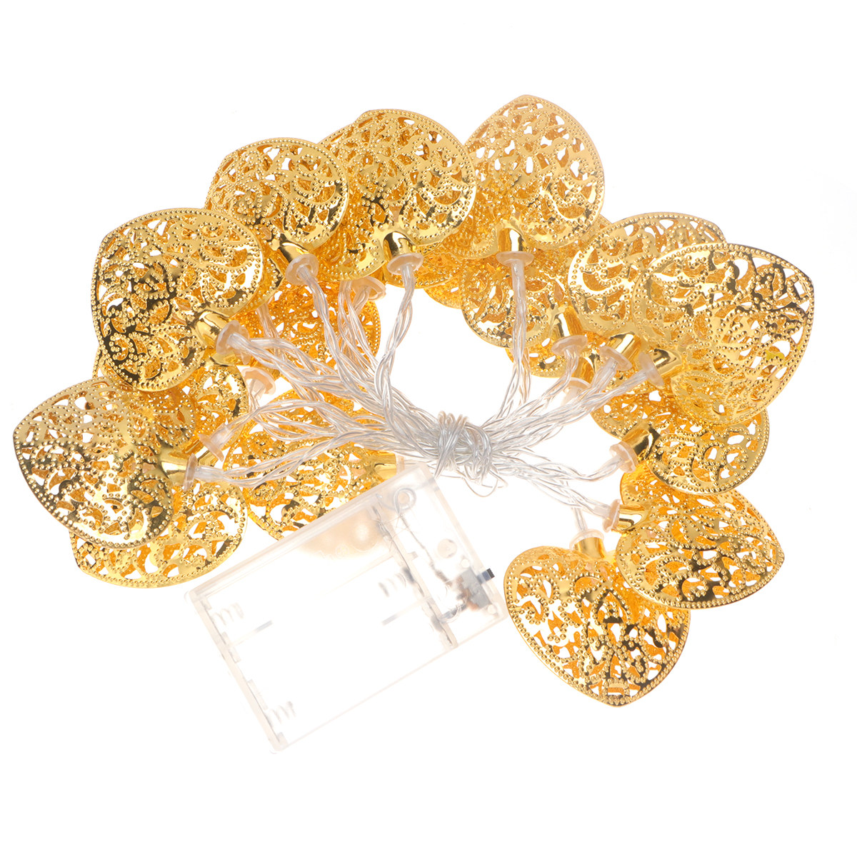 سلسلة أضواء على شكل قلب بـ20 م - مراجعة Led Fairy String Lights وسعره