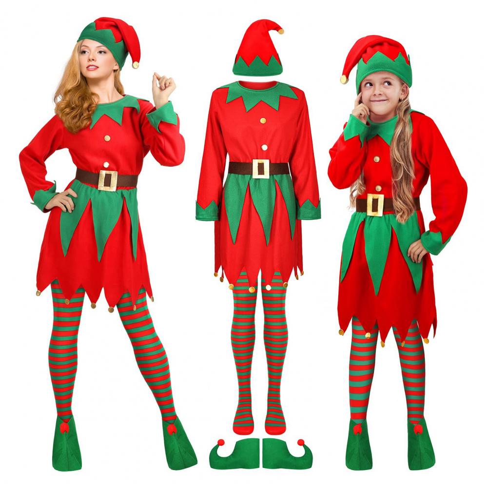 1 مجموعة عيد الميلاد قزم زي ال - مراجعة Elf Costume Christmas وسعره