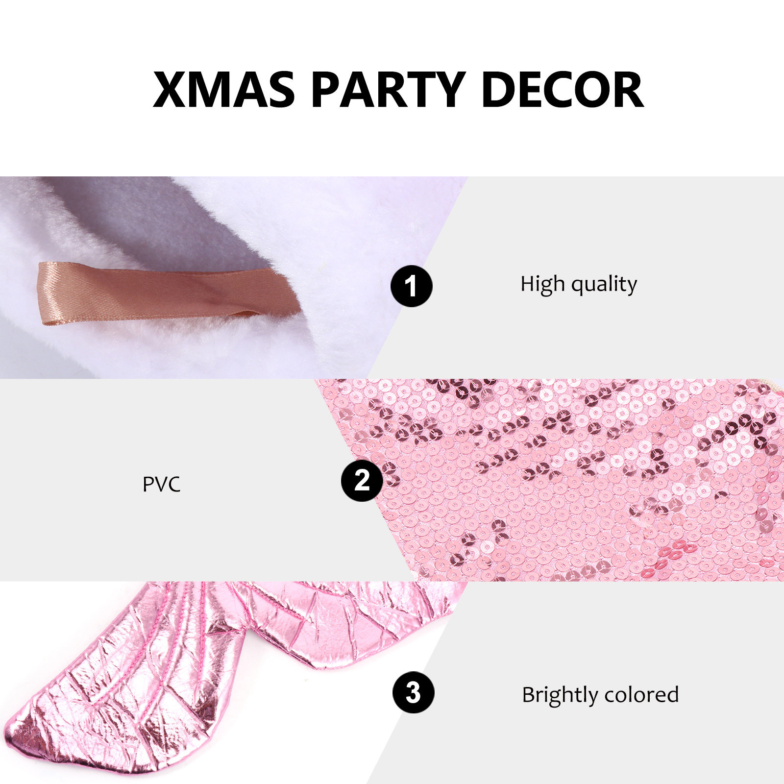 زينة عيد الميلاد على شكل ذيل ح - مراجعة Christmas Stocking Hanging وسعره