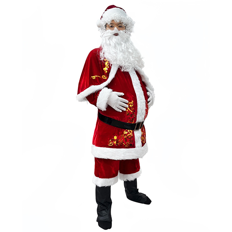 سانتا كلوز زي الكبار الرجال زي - مراجعة Elf Costume Christmas وسعره