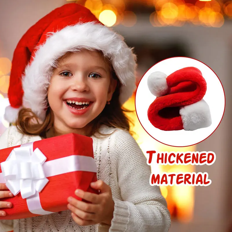قبعة سانتا كلوز للكريسماس، قبع - مراجعة Santa Hat Plush وسعره