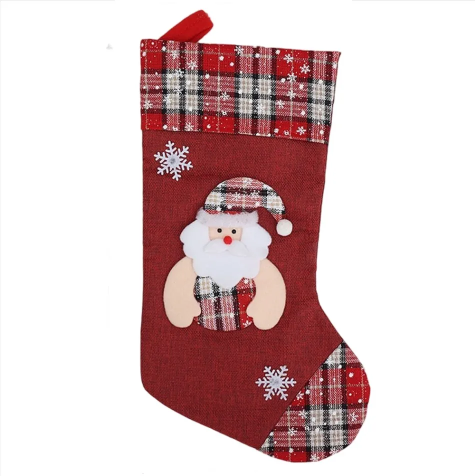 1 قطعة تخزين عيد الميلاد الحاض - مراجعة Christmas Stocking Hanging وسعره