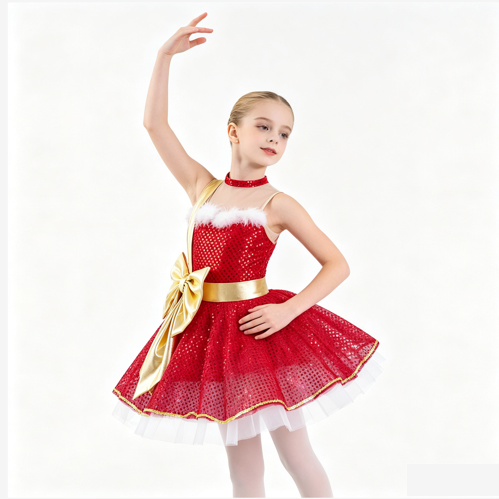 فستان ليوتارد للبنات بتصميم زي - مراجعة Elf Costume Christmas وسعره