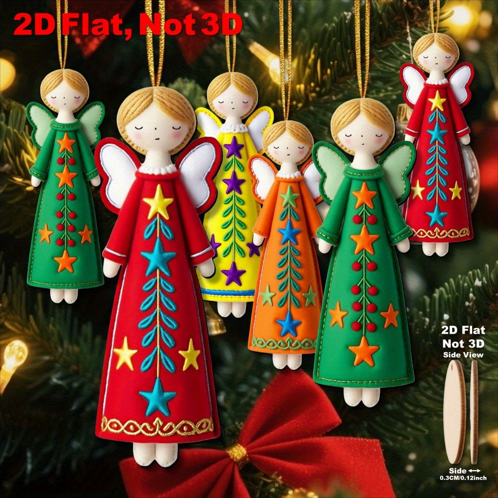 16 قطعة من حلي الملاك الملونة  - مراجعة Star Tree Topper وسعره