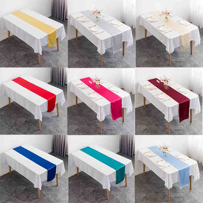 12x108 بوصة الحرير الزفاف الجد - مراجعة Christmas Table Runner وسعره