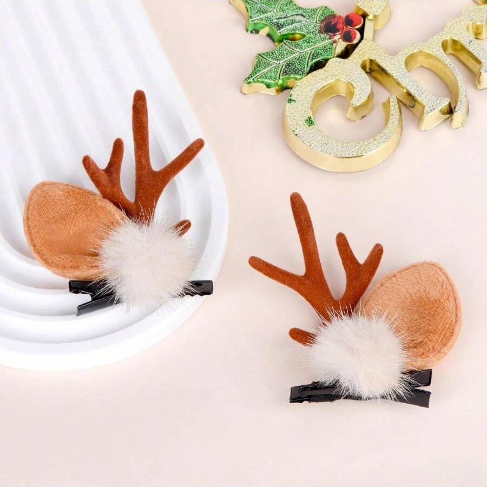 2 قطعة قرون الرنة عيد الميلاد  - مراجعة Reindeer Antlers Headband وسعره