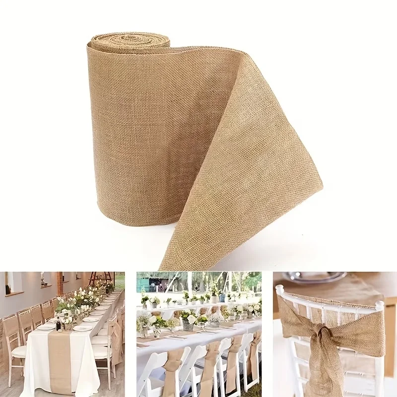 لفة خيش بيج بتصميم جديد 30 سم  - مراجعة Christmas Table Runner وسعره