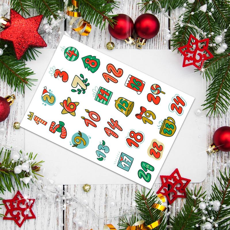 عيد ميلاد سعيد ملصقات تقويم ال - مراجعة Advent Calendar Gift وسعره