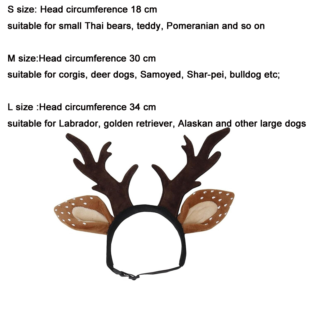 الكلاب Headbands الغزلان زي قب - مراجعة Reindeer Antlers Headband وسعره