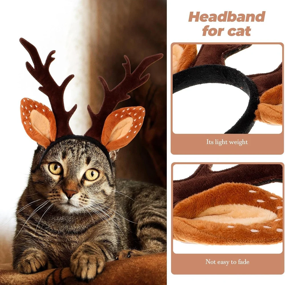 الكلاب Headbands الغزلان زي قب - مراجعة Reindeer Antlers Headband وسعره
