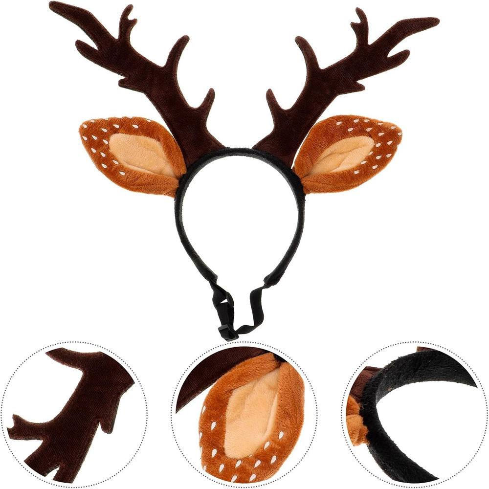 الكلاب Headbands الغزلان زي قب - مراجعة Reindeer Antlers Headband وسعره