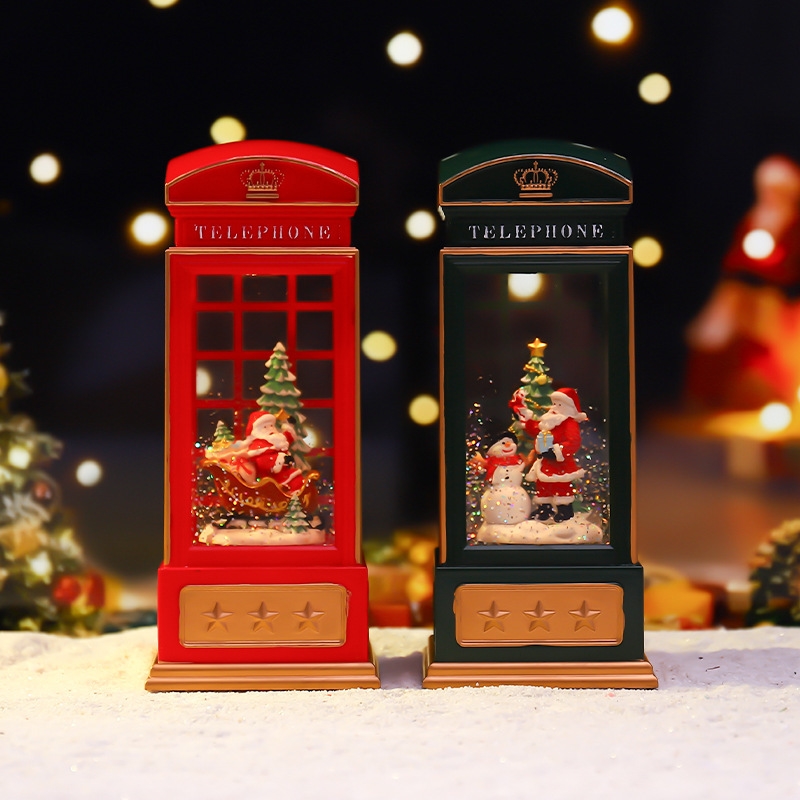 عيد الميلاد كشك الهاتف ضوء الل - مراجعة Snow Globe Musical وسعره