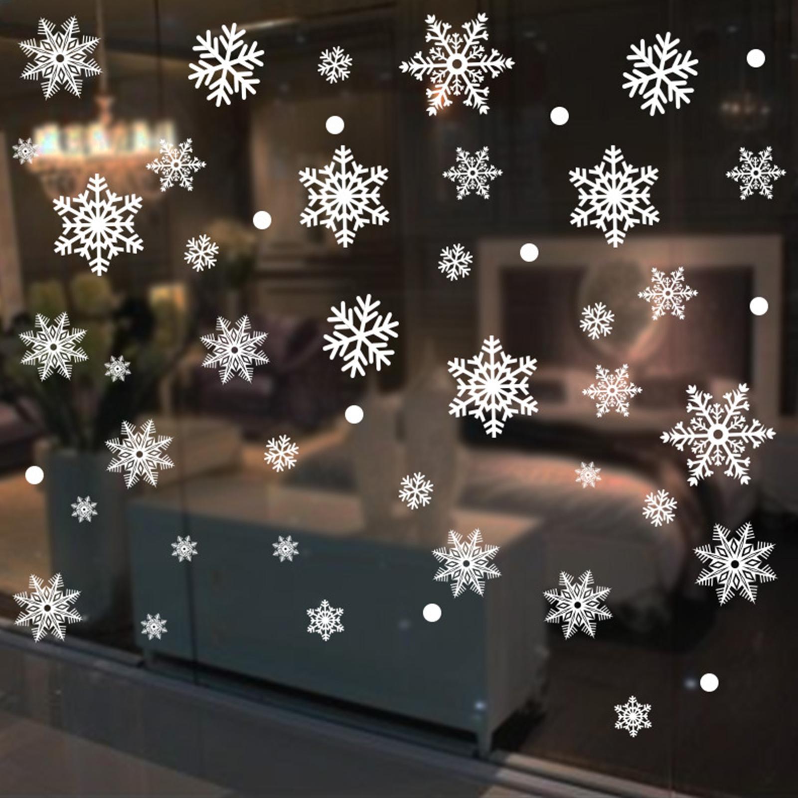 نافذة ندفة الثلج يتمسك عيد الم - مراجعة Snowflake Window Decal وسعره