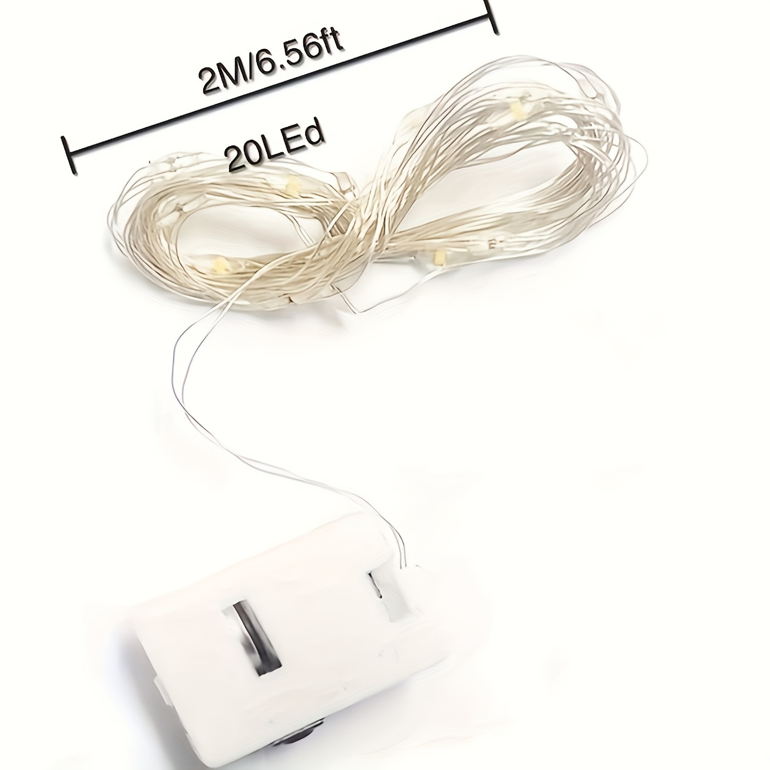 10 قطع من أضواء LED الزينة بـ3 - مراجعة Led Fairy String Lights وسعره