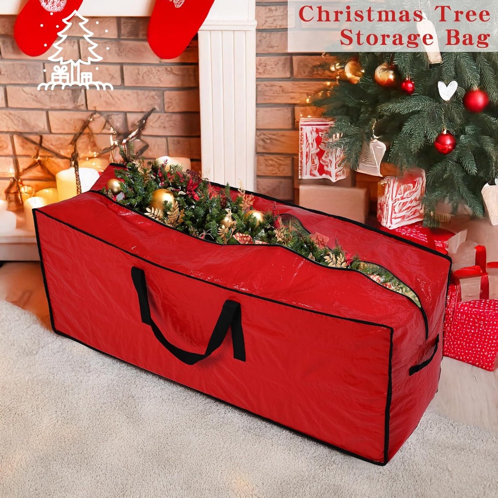 حقيبة تخزين كبيرة لأشجار الكري - مراجعة Christmas Tree Artificial وسعره
