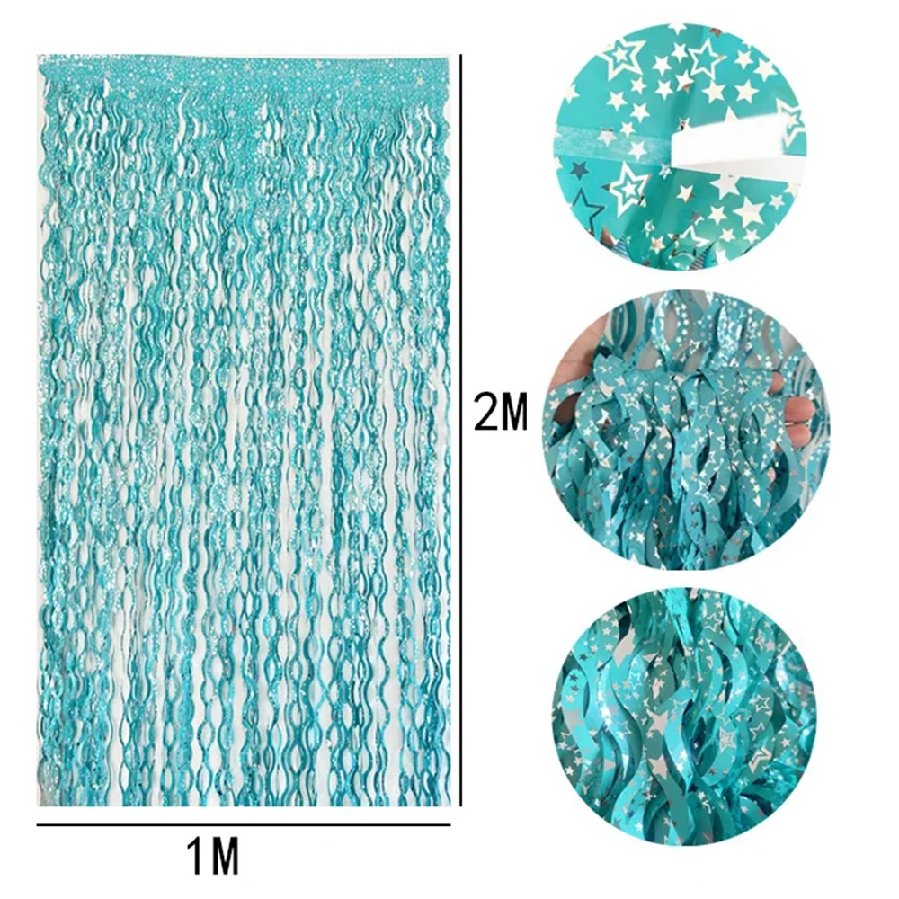 عبوتان من ستائر التينسل المموج - مراجعة Tinsel Garland Decoration وسعره
